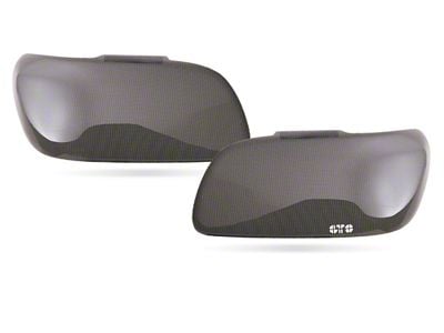 Headlight Covers; Carbon Fiber Look (87-95 Jeep Wrangler YJ)