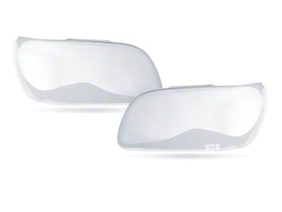 Headlight Covers; Clear (87-95 Jeep Wrangler YJ)