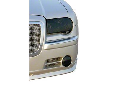 Headlight Covers; Smoked (07-10 Jeep Wrangler JK)