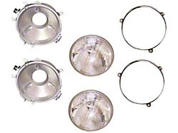 Headlight Set (72-86 Jeep CJ5 & CJ7; 97-06 Jeep Wrangler TJ)