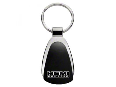 HEMI Powered Black Teardrop Key Fob