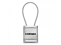 HEMI Satin-Chrome Cable Key Fob