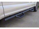 Hex Cast Series Side Step Bars without Mounting Brackets; Textured Black (07-18 Jeep Wrangler JK 4-Door)