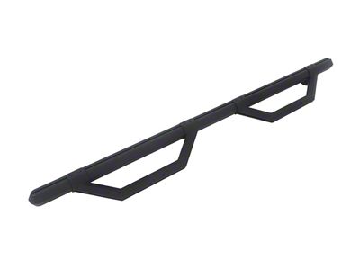 Hex Series Side Step Bars without Mounting Brackets; Textured Black (07-25 Jeep Wrangler JK & JL 4-Door)