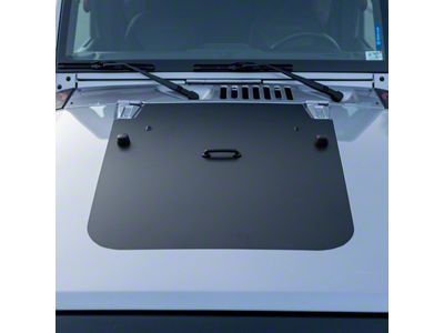 Hood Graphic; Black (07-18 Jeep Wrangler JK)