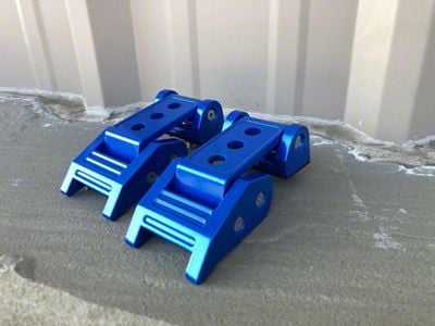 Hood Latches; Hydro Blue (18-25 Jeep Wrangler JL)