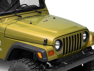 CAPA Replacement Hood; Unpainted (97-06 Jeep Wrangler TJ)