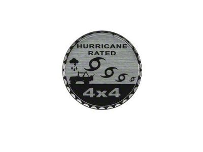 Hurricane Rated Badge (Universal; Some Adaptation May Be Required)