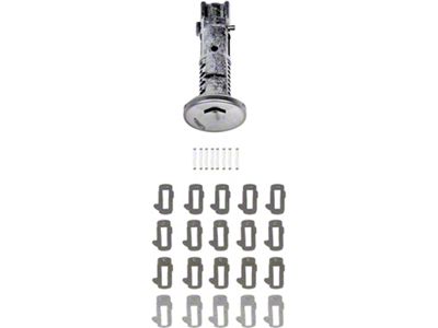 Ignition Lock Cylinder; Un-coded (07-18 Jeep Wrangler JK)