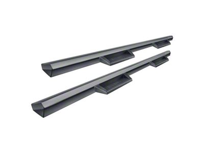 Impact Side Step Bars; Black (18-25 Jeep Wrangler JL 4-Door)