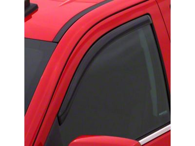 In-Channel Ventvisor Window Deflectors; Front; Dark Smoke (18-25 Jeep Wrangler JL)