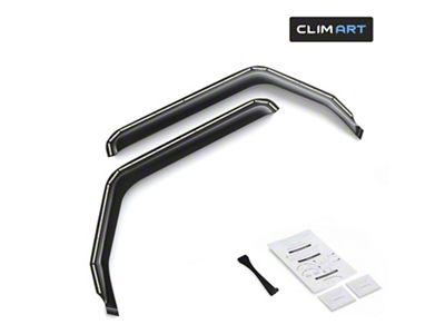 in-Channel Window Deflectors (18-25 Jeep Wrangler JL)