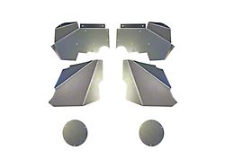 Inner Fender Liners; Front (07-18 Jeep Wrangler JK)