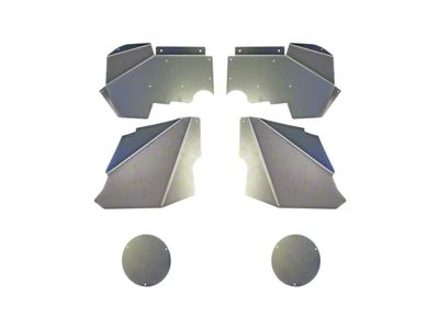 Inner Fender Liners; Front (07-18 Jeep Wrangler JK)