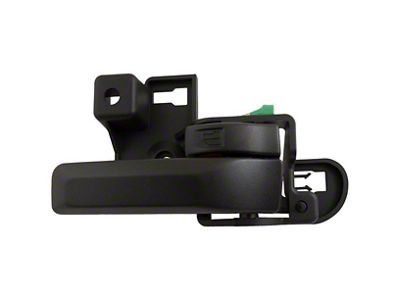 Interior Door Handle; Front Left Full Door; Textured Black; Plastic (11-16 Jeep Wrangler JK)