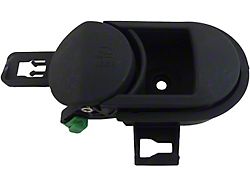 Interior Door Handle; Front and Rear Left Half Door; Black; Plastic (09-15 Jeep Wrangler JK)