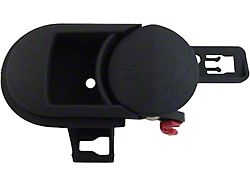 Interior Door Handle; Front and Rear Right Half Door; Black; Plastic (09-15 Jeep Wrangler JK)