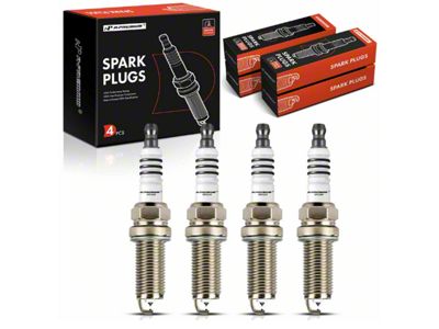 Iridium and Platinum Spark Plugs; Set of 4 (18-20 2.0L Jeep Wrangler JL)