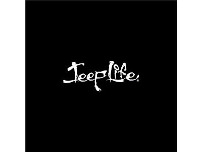 Jeep Life Text Spare Tire Cover; Black (66-18 Jeep CJ5, CJ7, Wrangler YJ, TJ & JK)