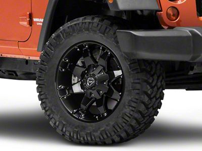 Fuel Wheels Octane Matte Black Wheel; 20x9; -12mm Offset (07-18 Jeep Wrangler JK)