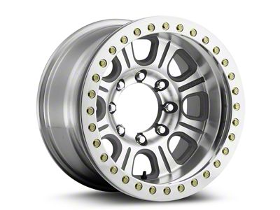 Raceline AL Monster True Beadlock Machined and Cast Wheel; 17x9.5; -19mm Offset (07-18 Jeep Wrangler JK)