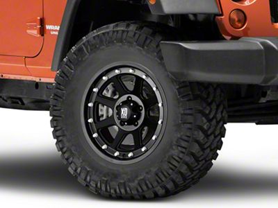 XD Addict Matte Black Wheel; 17x9; 18mm Offset (07-18 Jeep Wrangler JK)