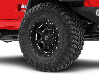 Fuel Wheels Boost Matte Black Milled Wheel; 18x9; 1mm Offset (18-25 Jeep Wrangler JL)