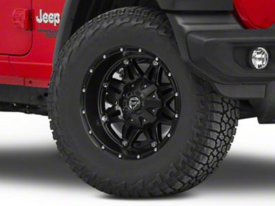 Fuel Wheels Hostage Matte Black Wheel; 17x9; 1mm Offset (18-25 Jeep Wrangler JL)
