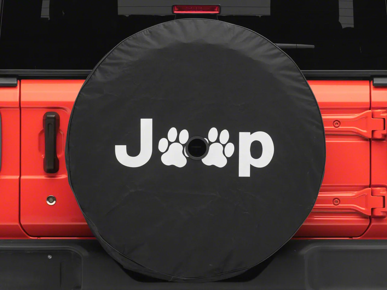 Jeep tire cover with paws sale
