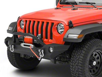 Rock Rage Front Bumper; Textured Black (18-25 Jeep Wrangler JL)