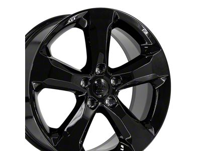 JP28 Gloss Black Wheel; 20x8.5; 50mm Offset (18-25 Jeep Wrangler JL)