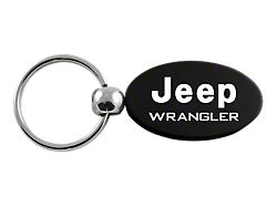 Wrangler Black Oval Key Fob