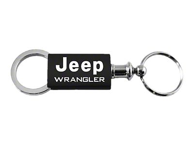 Wrangler Black Anodized Aluminum Valet Key Fob