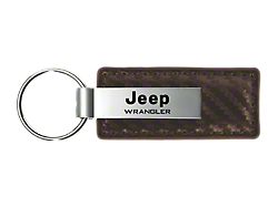 Wrangler Carbon Fiber Leather Key Fob