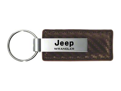 Wrangler Carbon Fiber Leather Key Fob