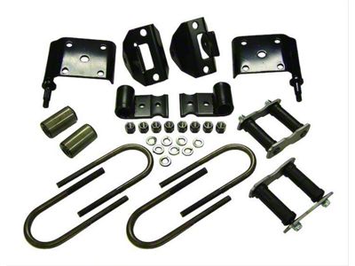 Leaf Spring Mounting Kit; Rear (76-86 Jeep CJ5 & CJ7)