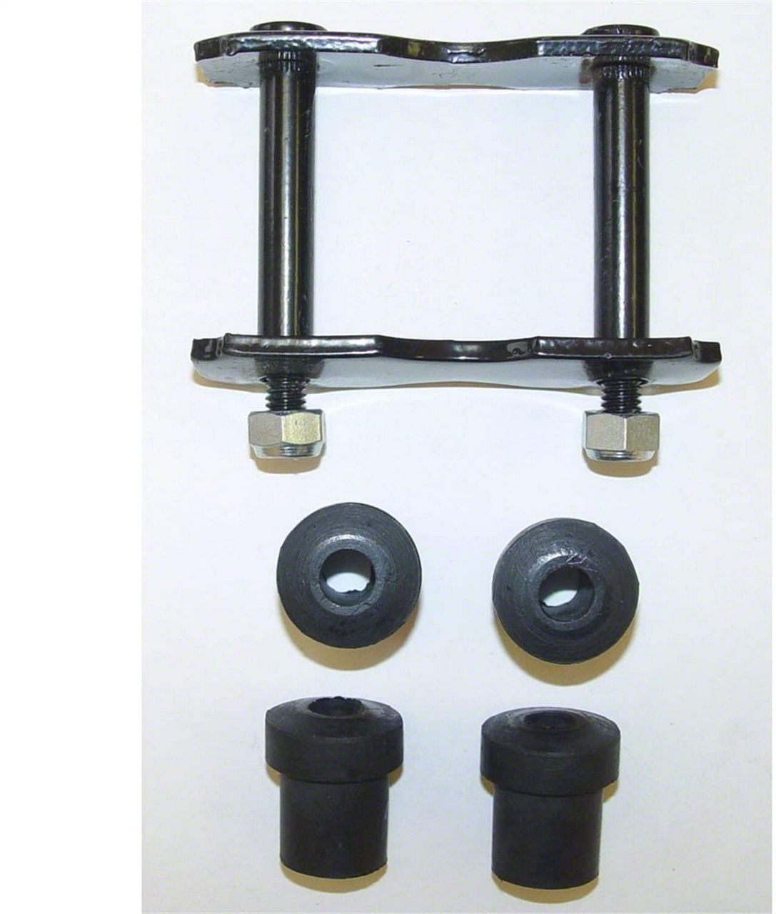 WFLNHB Rear Leaf Spring Shackle Kit For Jeep Cherokee XJ & Wagoneer (1984-2001) - 2Pcs With Bolts