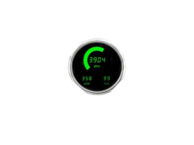 LED Digital Gauge Panel; Green (76-86 Jeep CJ7)