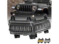 LED Fender Side Marker Lights; Smoked (18-26 Jeep Wrangler JL Sport)