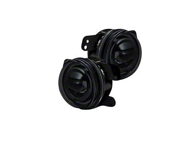 LED Fog Lights; Smoked (07-18 Jeep Wrangler JK)