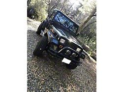 LED Headlights; Chrome Housing; Clear Lens (87-95 Jeep Wrangler YJ)