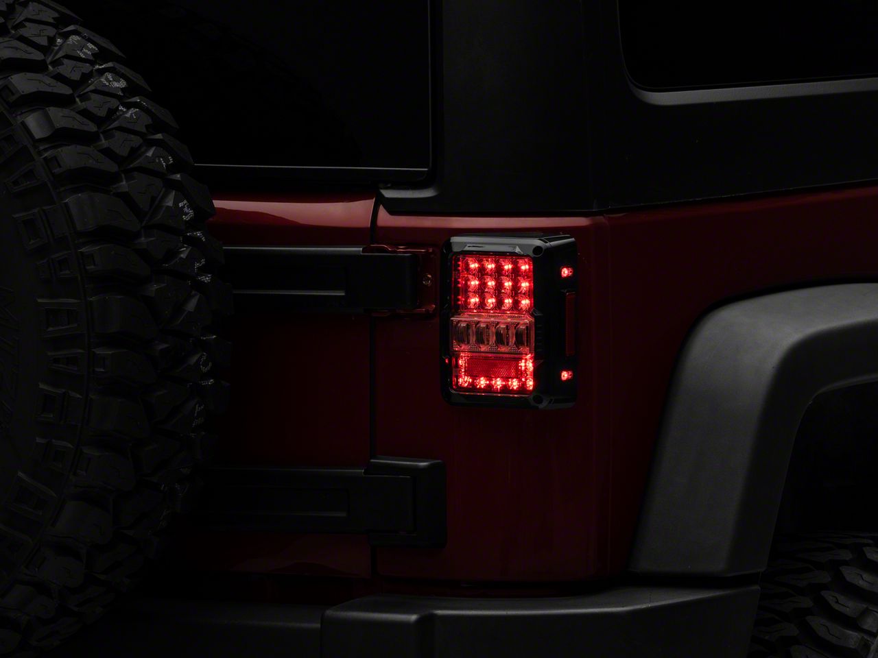 JEEP JK Wrangler LED Tail light ラングラー 2019-2024 Jeep Wrangler Passenger Side LED Tail Lamp Light