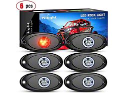 LED Rock Lights; Red (Universal; Some Adaptation May Be Required)