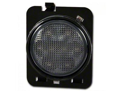 LED Side Fender Lights; Smoked (07-18 Jeep Wrangler JK)
