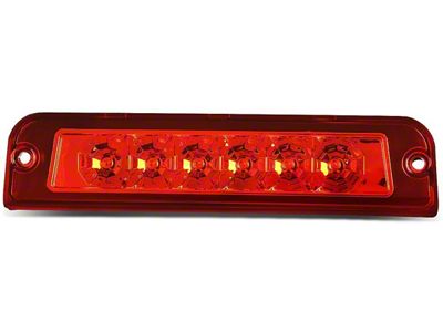 LED Third Brake Light; Red (97-06 Jeep Wrangler TJ)