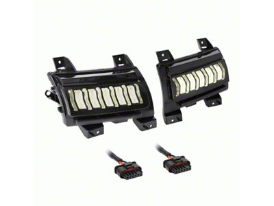 LED Turn Signal Lights; Smoked (18-25 Jeep Wrangler JL Sport)
