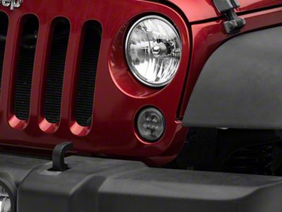 LED Turn Signals with Halo; Amber (07-18 Jeep Wrangler JK)