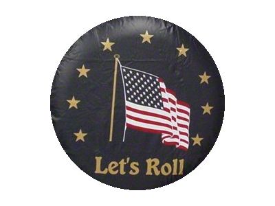 Let's Roll Spare Tire Cover with Camera Port; Navy (18-25 Jeep Wrangler JL)