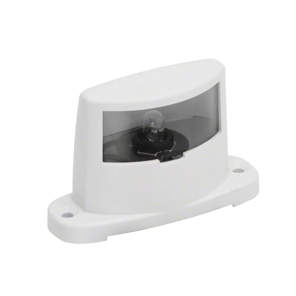 Jeep Wrangler License Plate Light 62; White Base