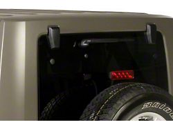 Liftgate Covers; Black (07-18 Jeep Wrangler JK)
